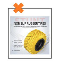 Fabs World stuntauto rood